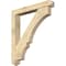 Ekena Millwork Balboa Arts and Crafts Rough Sawn Bracket w/ Offset Brace, Douglas Fir, 6"W x 40"D x 44"H BKT0604X40X44BOA03RDF - alternate 1